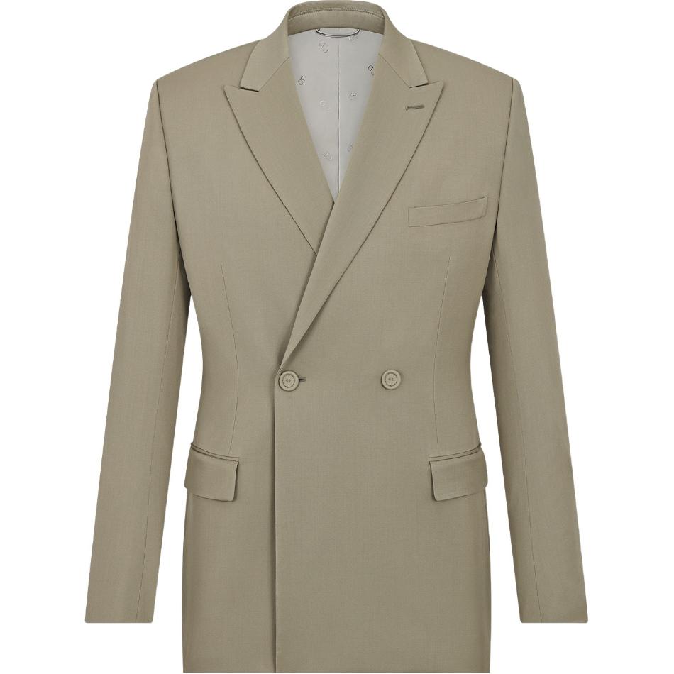 DIOR Business Suit Men's Gray Green