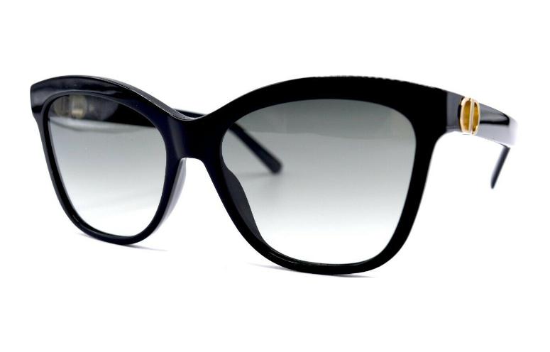 DIOR Acetate Cat Eye Sunglasses Men's Black