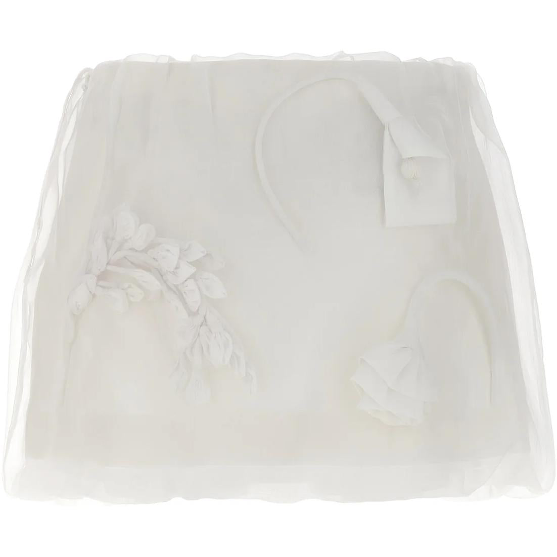 PRADA Casual Short Skirts Women's White