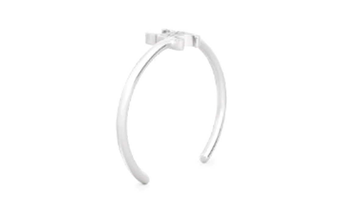 CELINE Brass Bangles Women's Silver