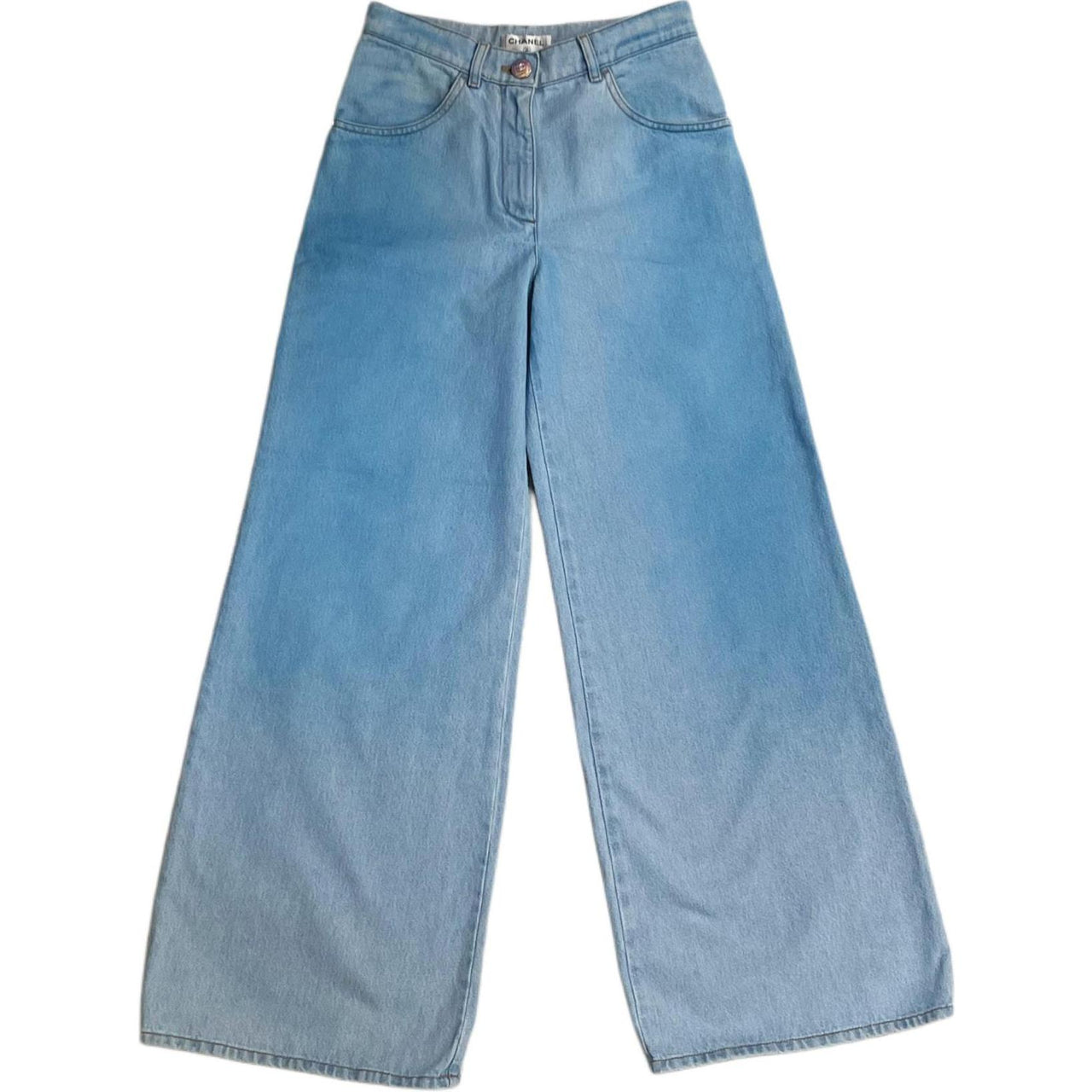 CHANEL SS24 Jeans Women's Washable Blue