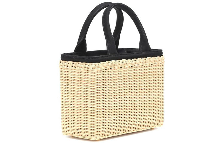 PRADA Canvas One Shoulder Handbag Women's Beige