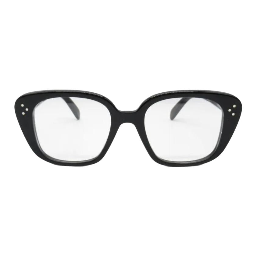 CELINE Acetate Square Eyeglass Frames Women's Black