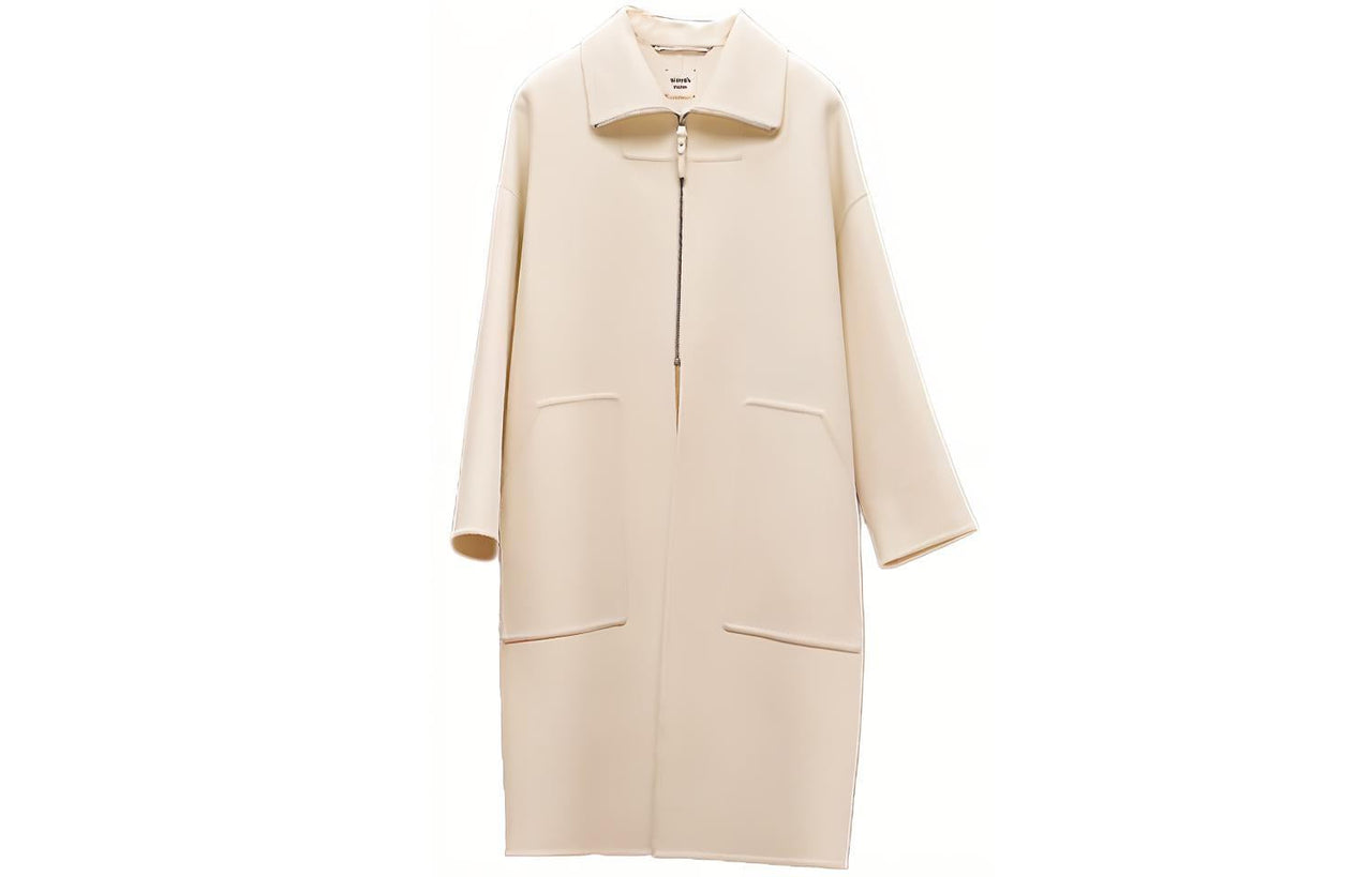 HERMES FW22 Coats Coat Women's White