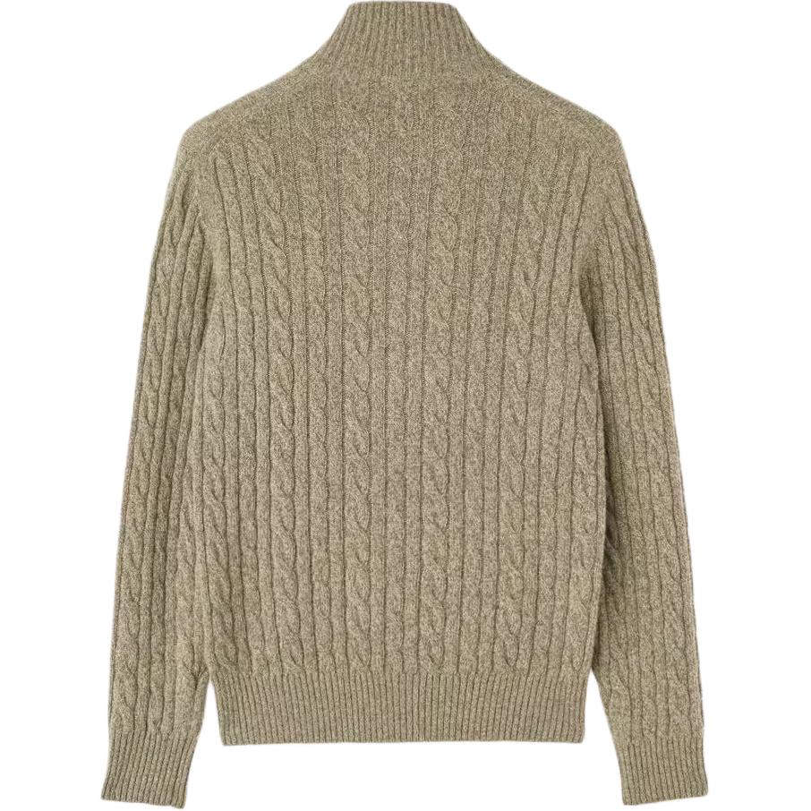 Loro Piana Zipped Turtleneck Knitted Sweater