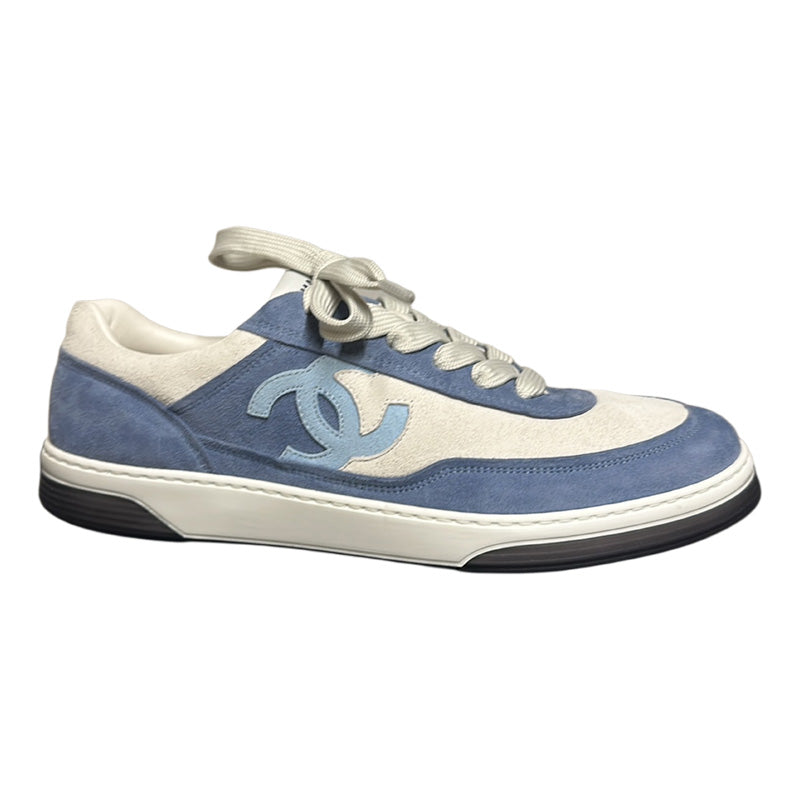 CHANEL Low-Top Skateboard Shoes Men's Blue