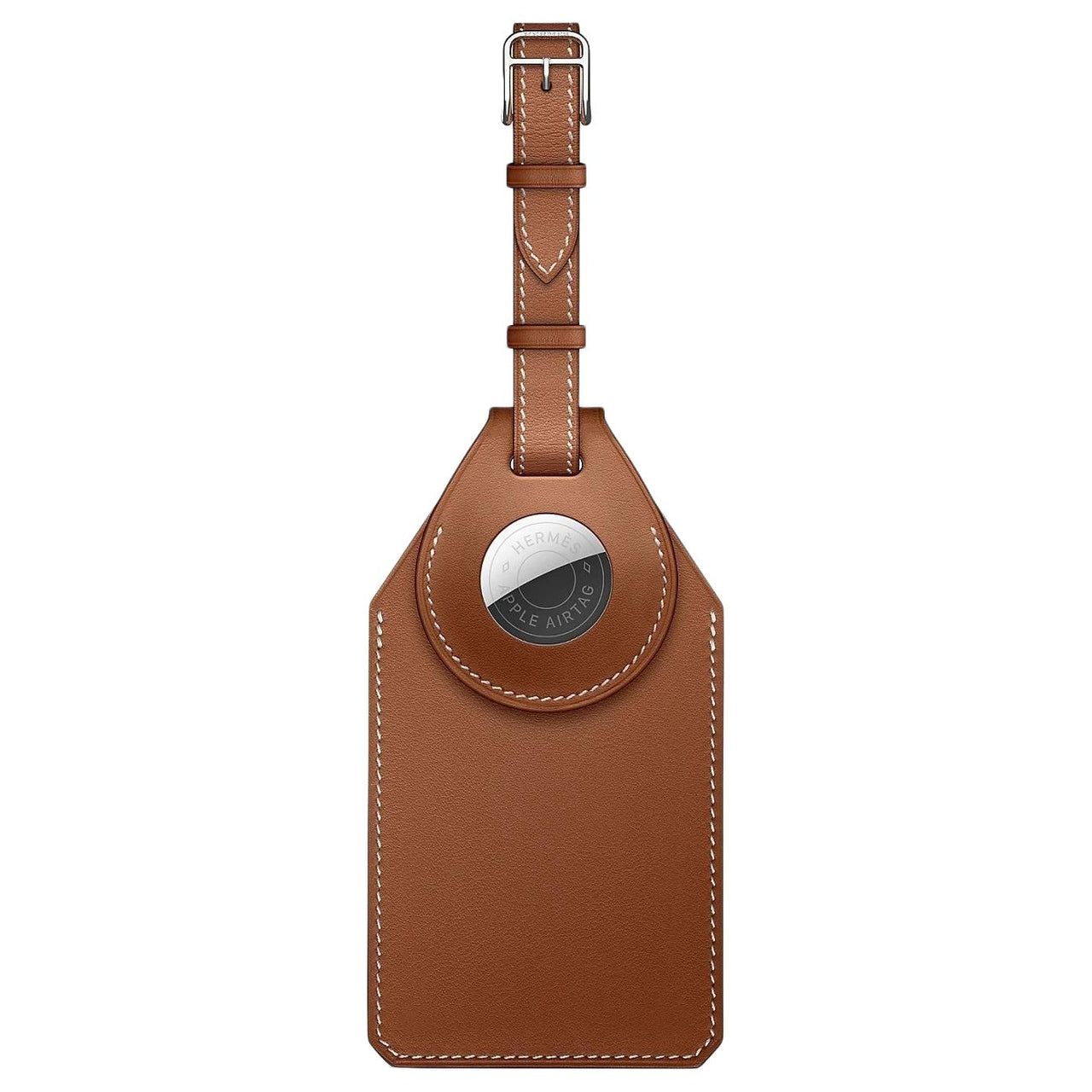 HERMES Apple AirTag Luggage Tags Brown