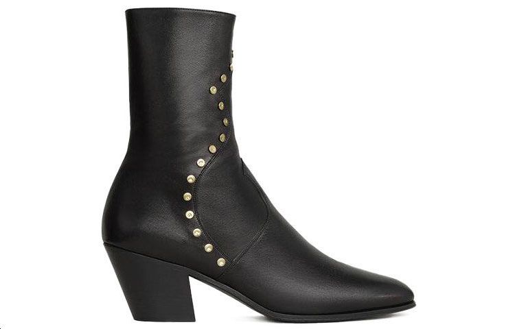 CELINE Cubaine Ankle Boots Women's Black