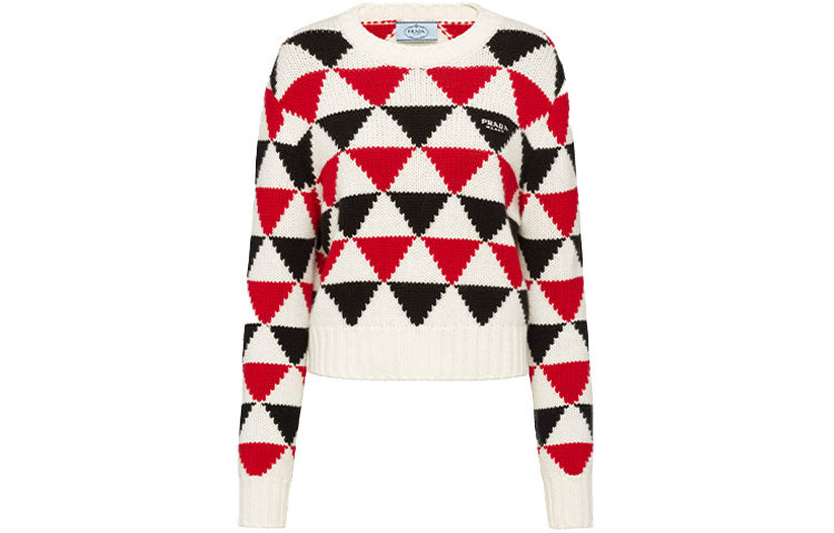 PRADA Cashmere Sweaters Women's Red