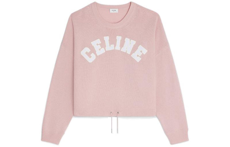 CELINE Cashmere Sweaters Women's Pink