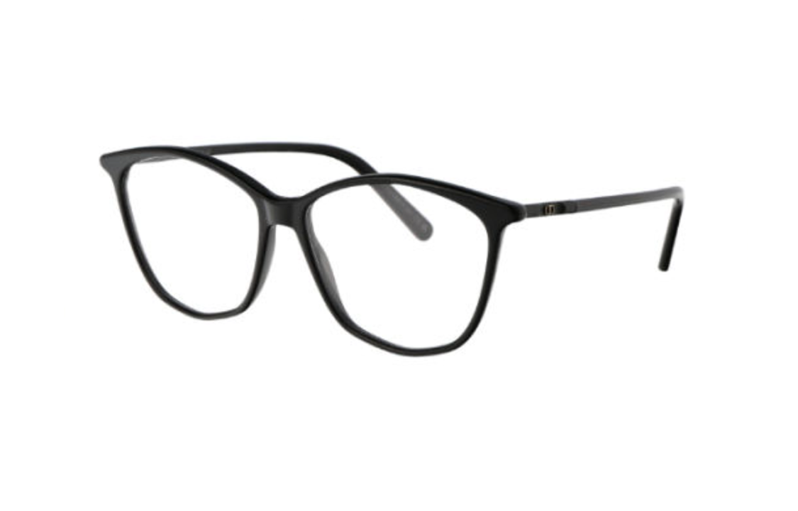 DIOR Acetate Irregular Shape Eyeglass Frames Women's Black