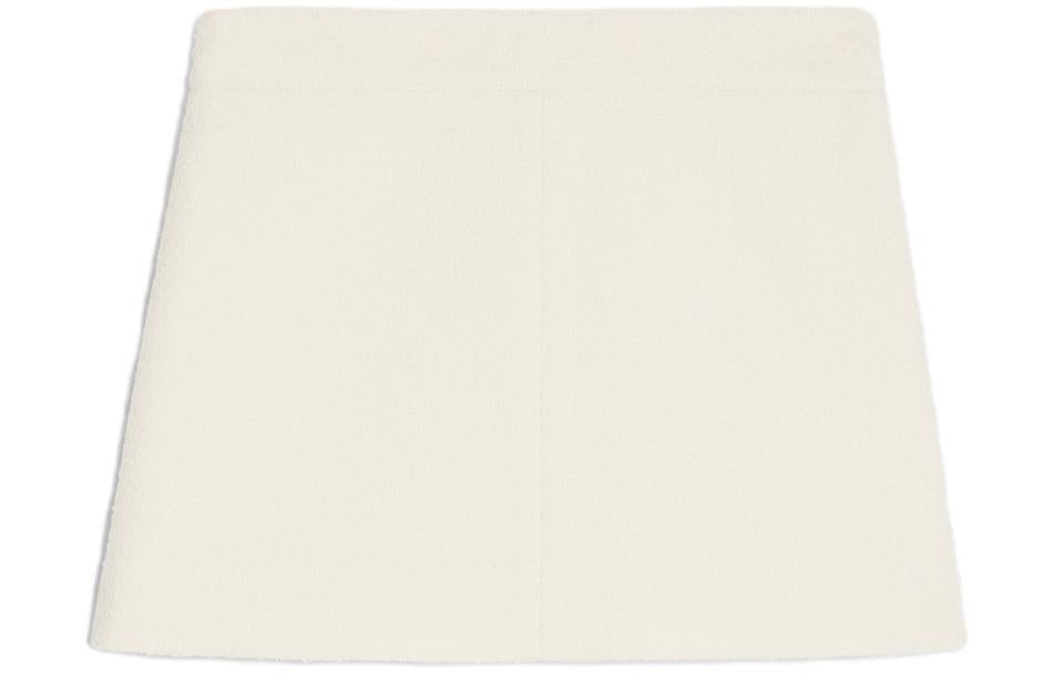 CELINE Casual Short Skirts Women's Pink Chalk White