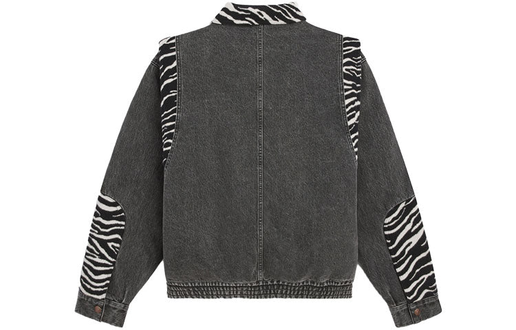 CELINE Denim Jackets Men Gray Black