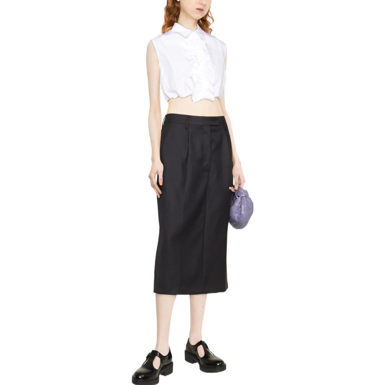 PRADA Crop Tops Women's White