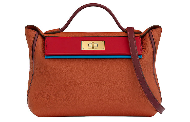 HERMES 24/24 Swift Calfskin Shoulder Bag Crossbody Bag Handbag Women's Multicolor