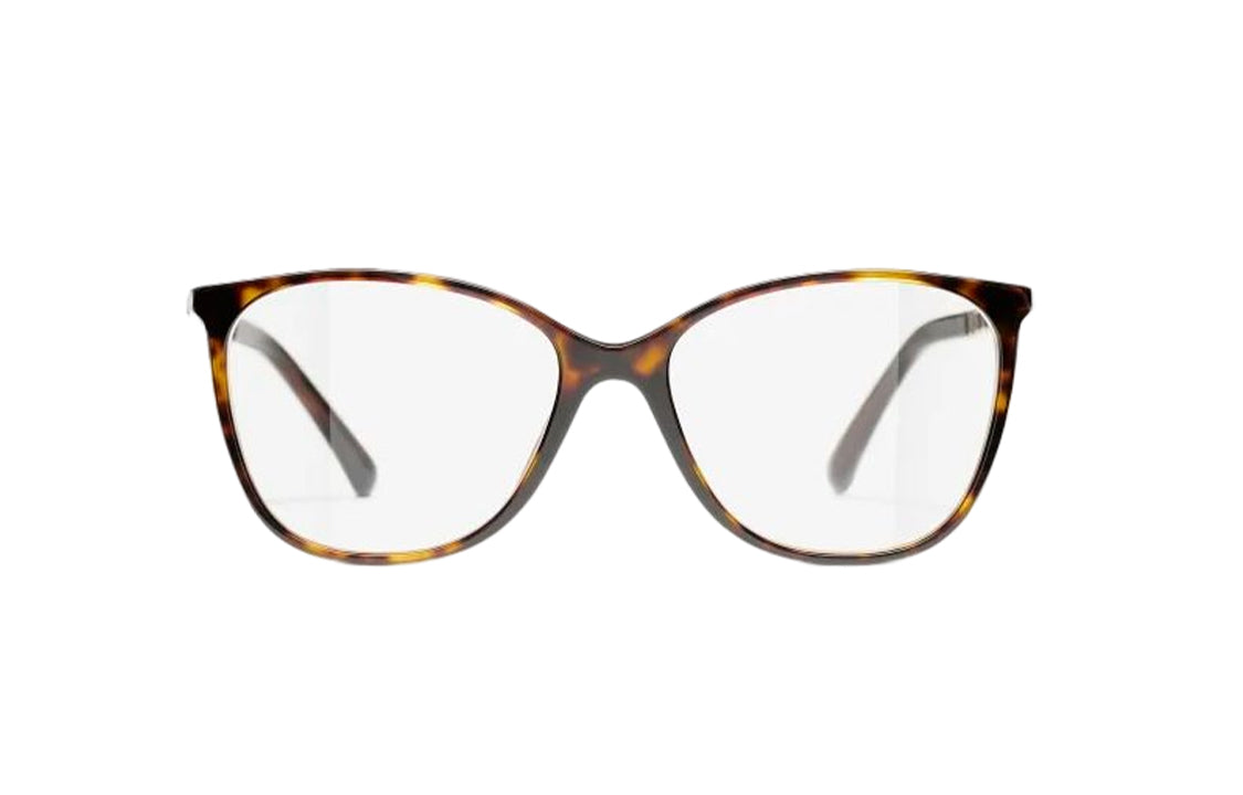 CHANEL Eyeglass Frames Women's Brown