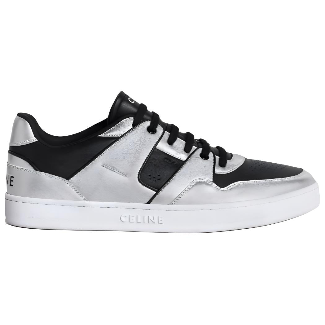 CELINE CT-04 Low-Top Stylish Skateboarding Shoes Men's Silver Black Vintage Version