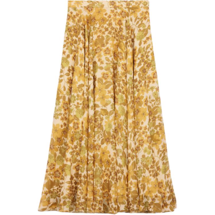 CELINE Casual Long Skirt Women's Cream