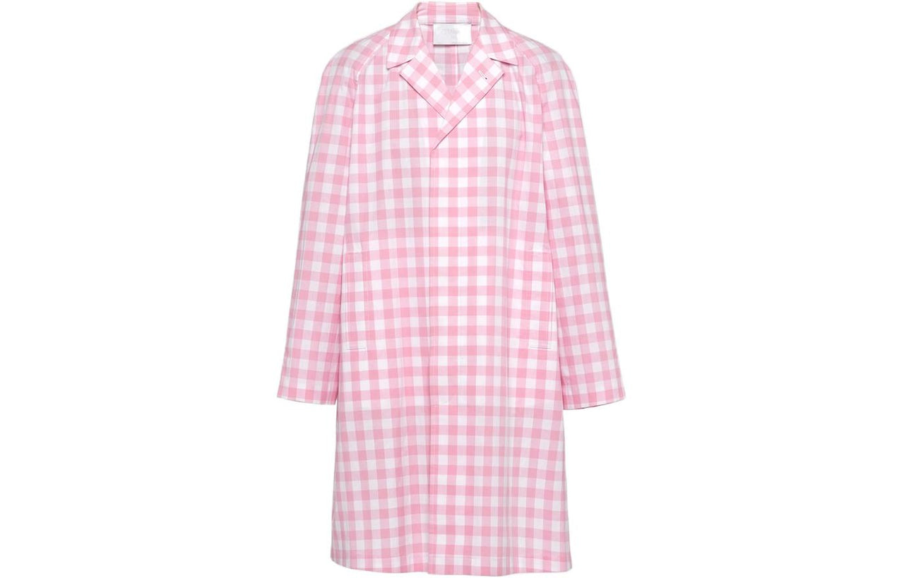 PRADA Coats Men White Pink