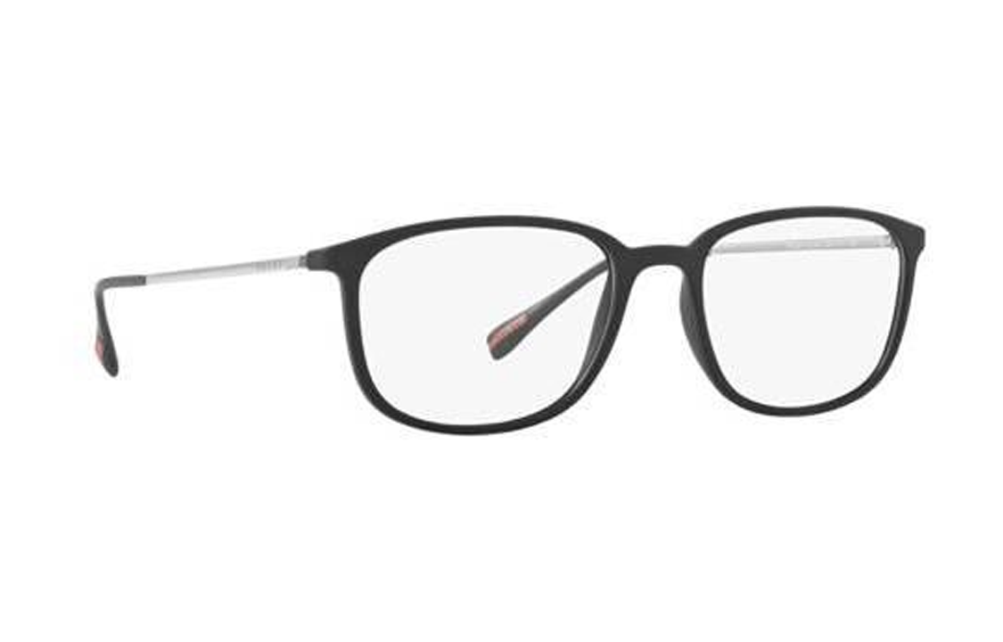 PRADA Eyeglass Frames Men Silver