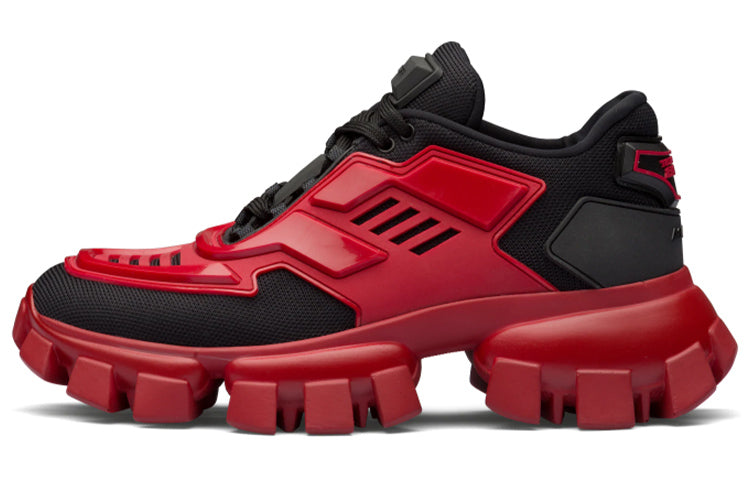 PRADA Cloudbust Thunder Casual Shoes Women's Low-Top Black/Red