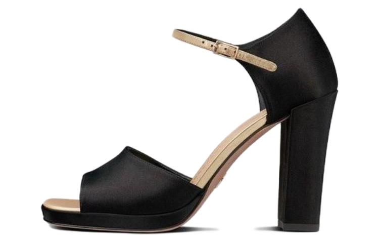 DIOR Illusion Strap Sandals Women's Black