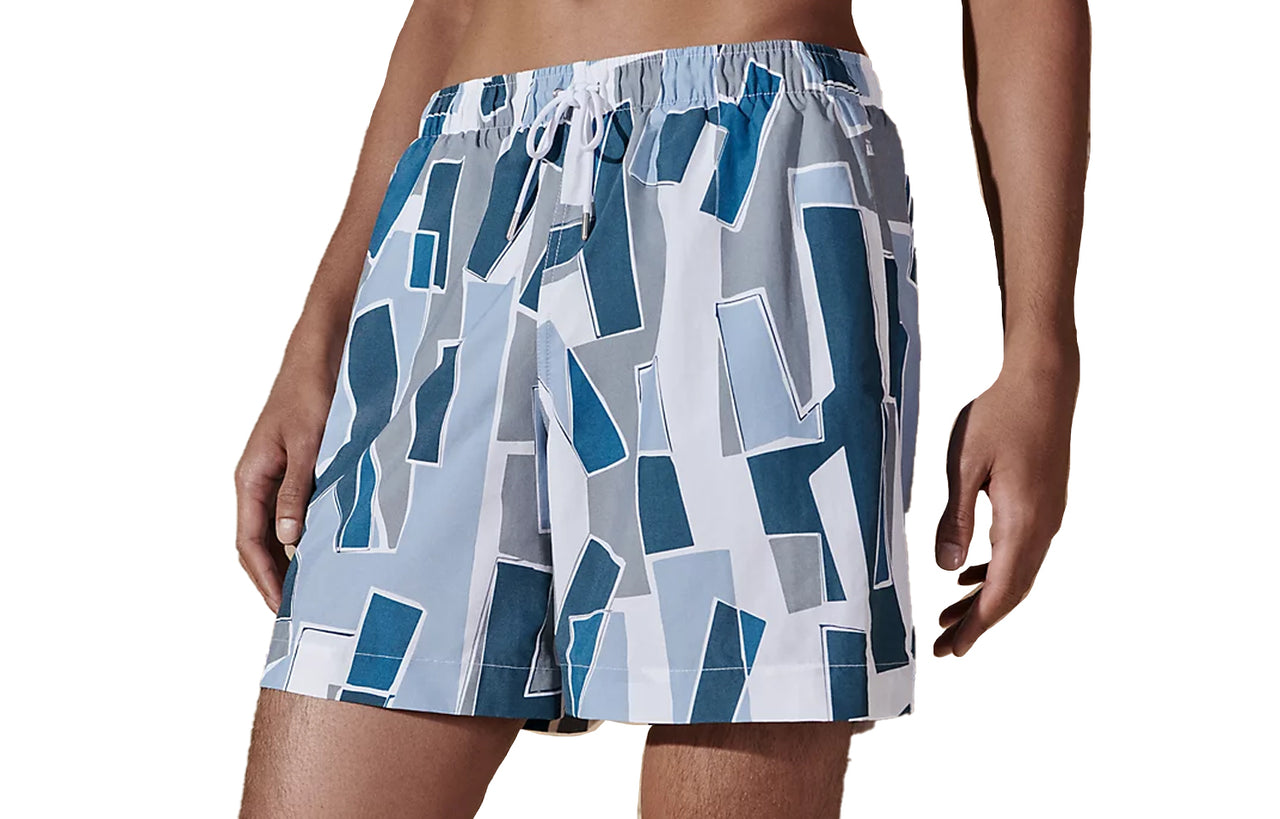 HERMES SS24 Casual Shorts Men's Light Gray Blue