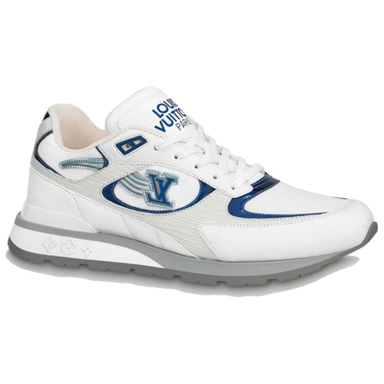 LOUIS VUITTON Run Away Low-Top Casual Shoes Men's White Blue