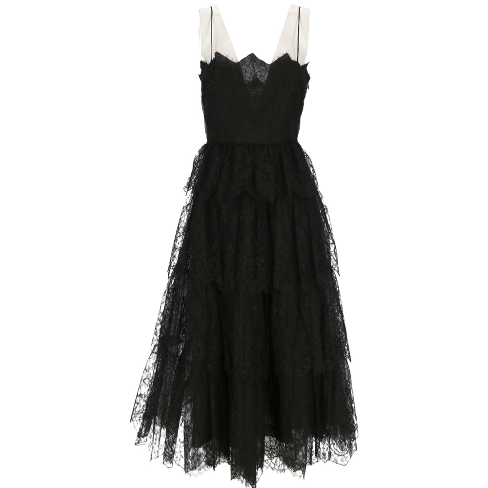 DIOR Sleeveless Dress Women's Black