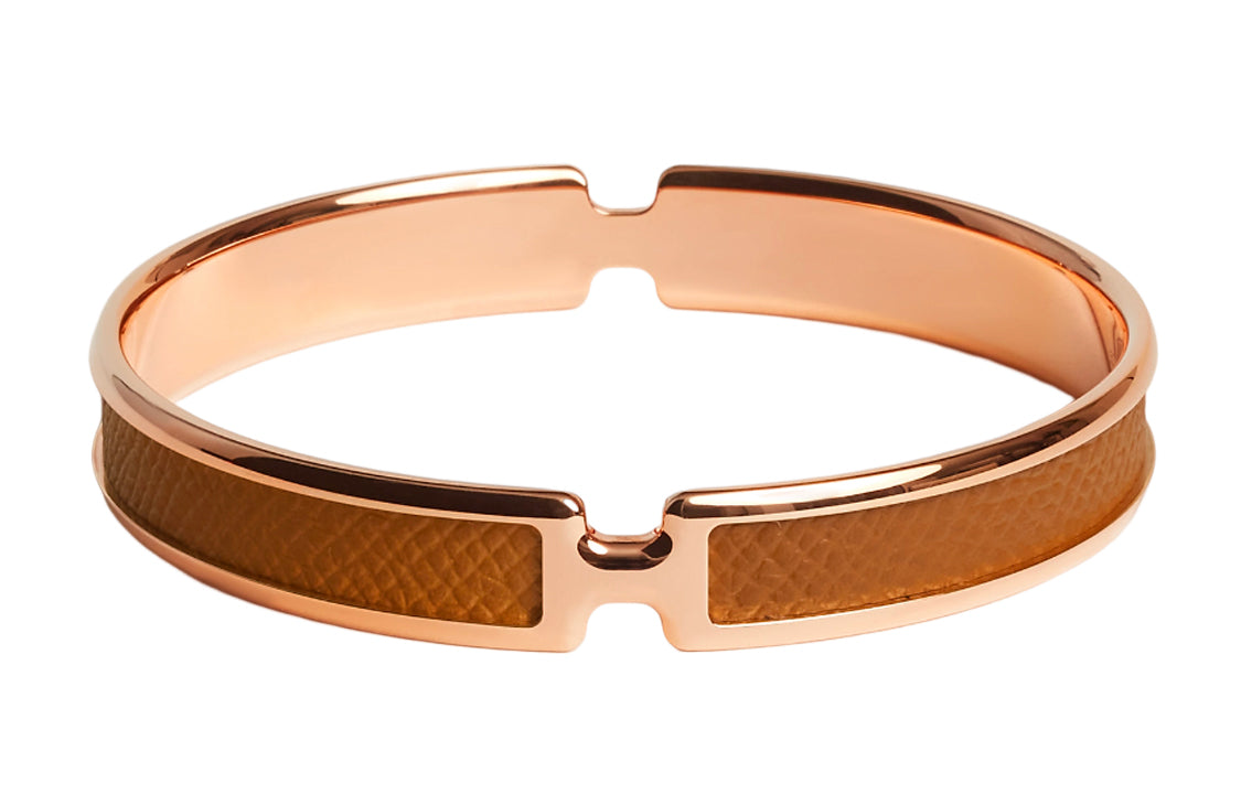HERMES Bangles Unisex Rose Gold
