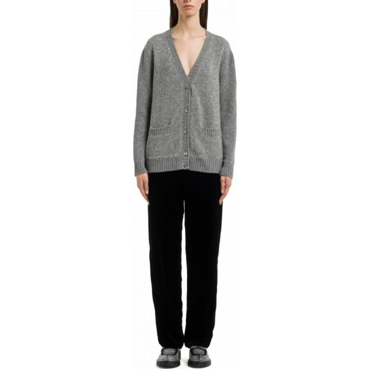 PRADA Cashmere Sweaters Women's Gray