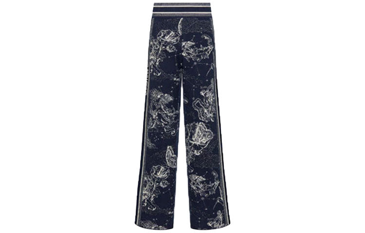 DIOR FW22 Casual Pants Women's Dark Blue