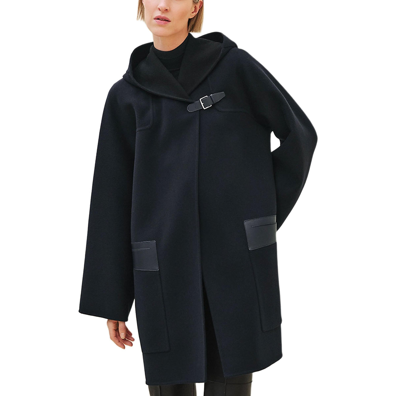 HERMES FW24 Coats Women's Black