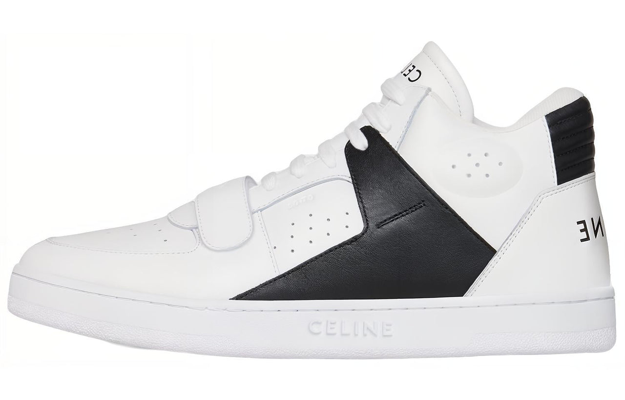 CELINE CT-02 Skateboard Shoes Women's White Black