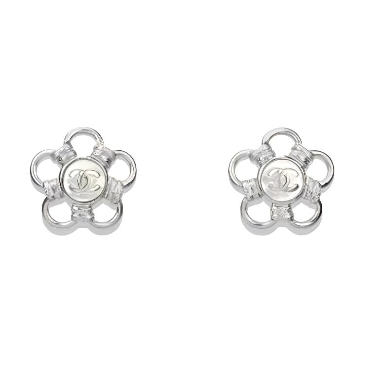 CHANEL - Stud Earrings Women's Silver