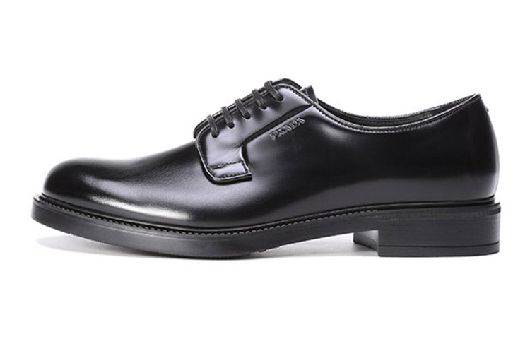 PRADA Dress Shoes Men Low-Top Black