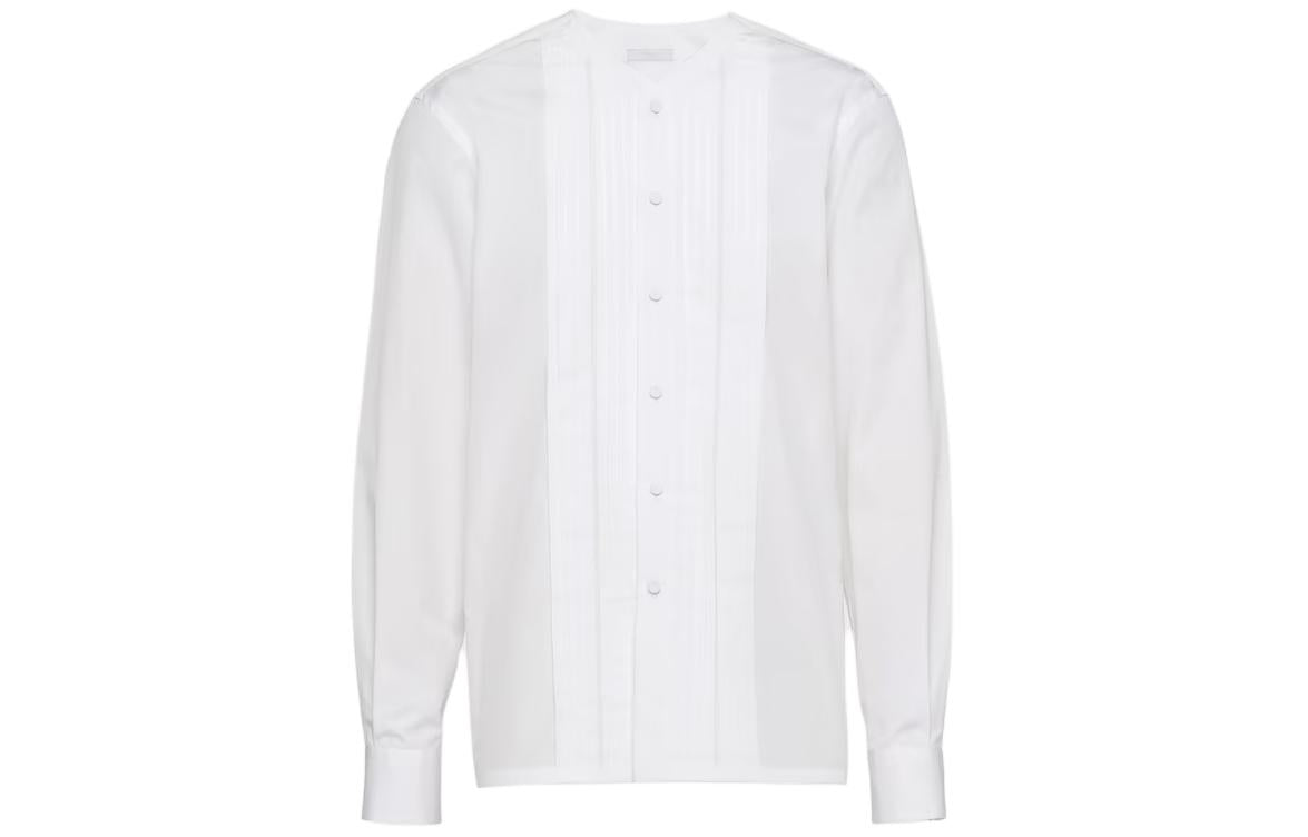 PRADA Cotton Shirt Shirt Men's White