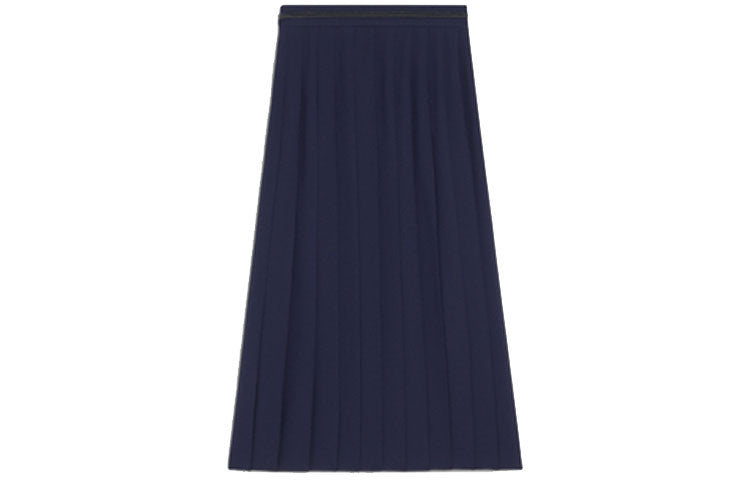 CELINE Casual Long Skirts Women's Marine Blue