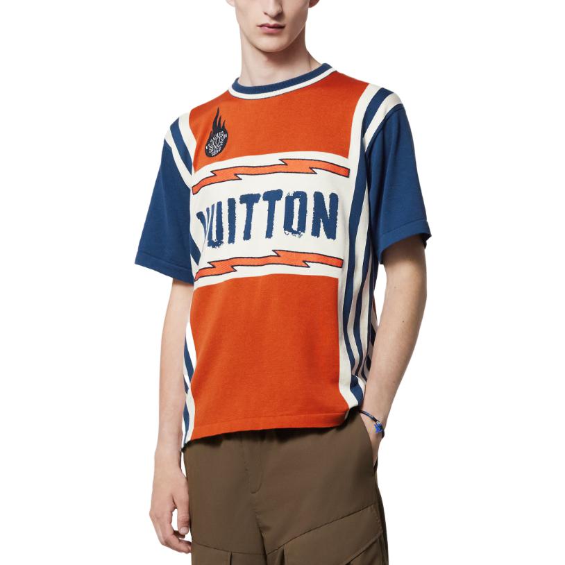 LOUIS VUITTON Short-Sleeved Cotton T-Shirt