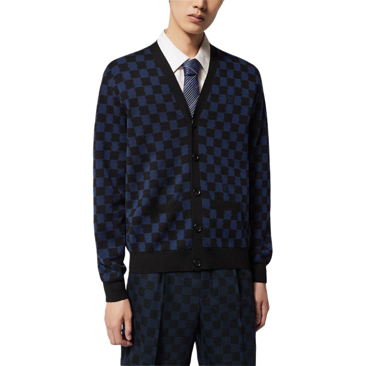 LOUIS VUITTON Sweater Men's Blue