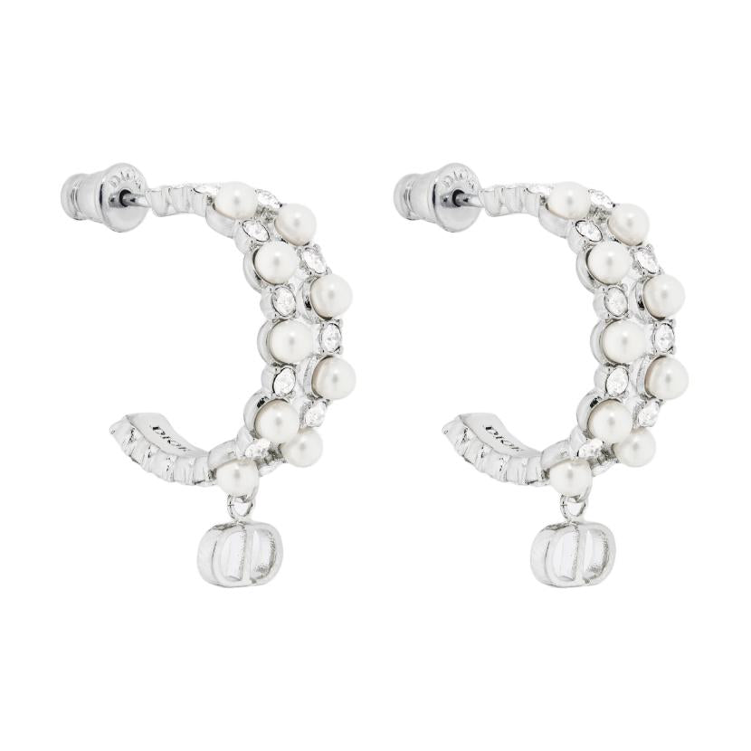 DIOR Metal Earrings Women's Silver