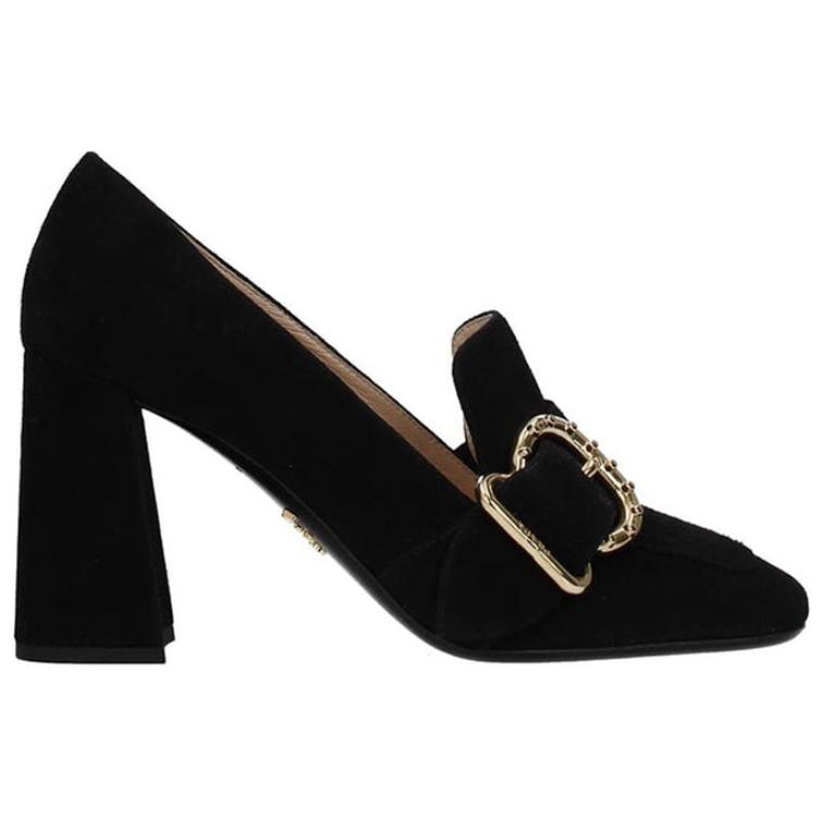 PRADA Chunky Heel High Heels Women's Black