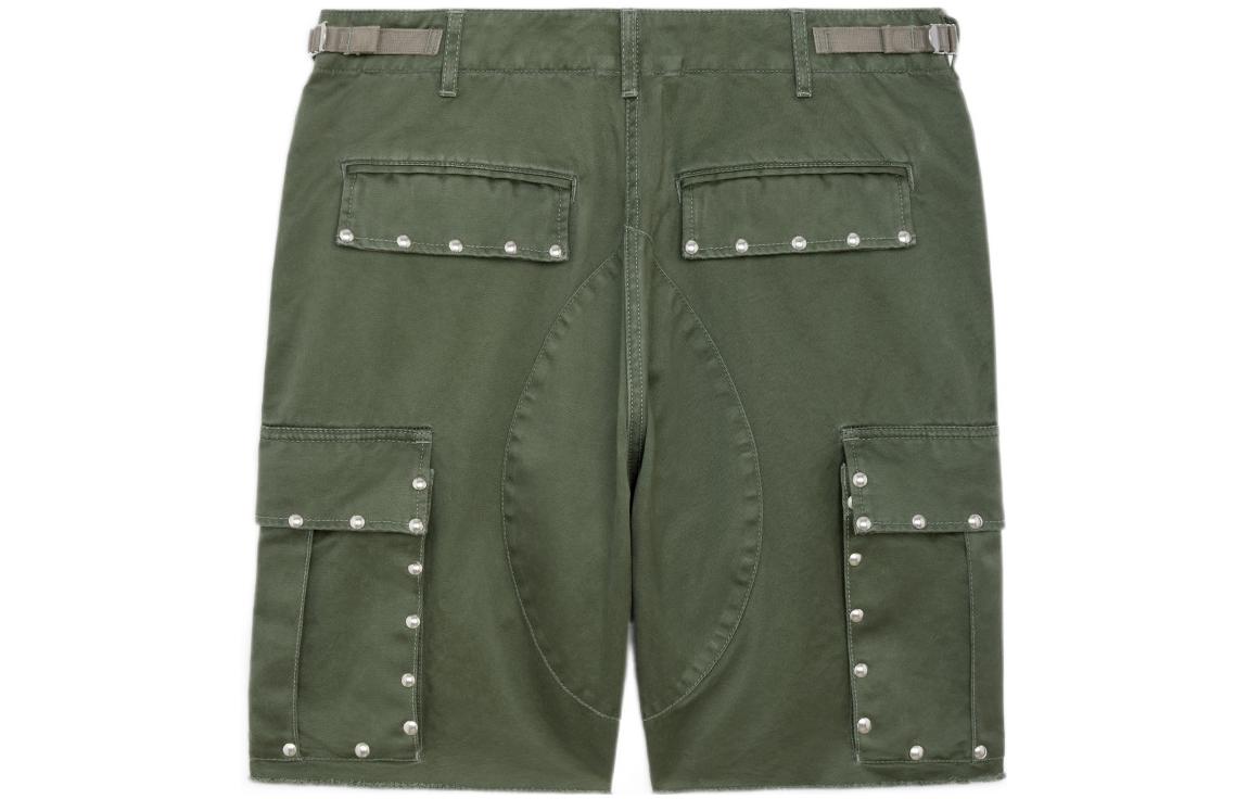CELINE Cargo Shorts Men Army Green