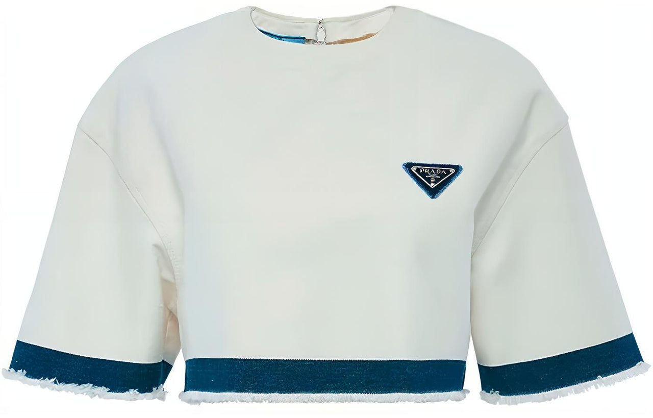PRADA Crop Tops Women's White