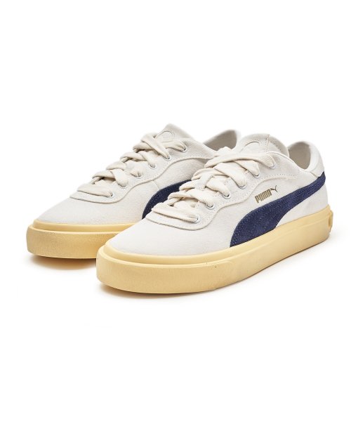(WMNS) PUMA Capri Royale Suede Vintage 'Beige Navy' 396324-01