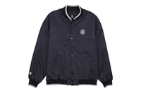 Converse Logo Baseball Jacket 'Black' 10025987-A01