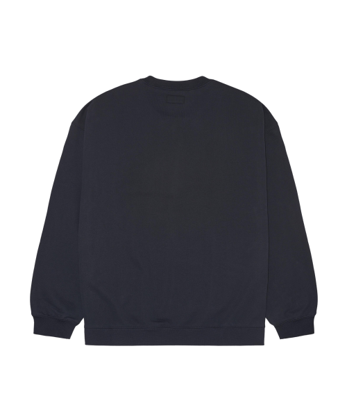 Converse CONS One Star Crew Sweatshirt Asia Sizing 'Black' 10026900-A03