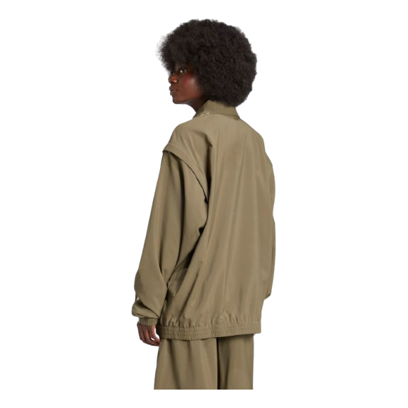 (WMNS) adidas ADILENIUM 2 Oversized Track Jacket 'Khaki' JM9252