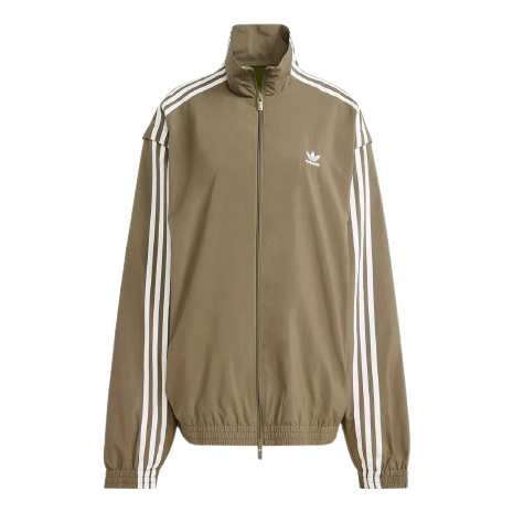 (WMNS) adidas ADILENIUM 2 Oversized Track Jacket 'Khaki' JM9252