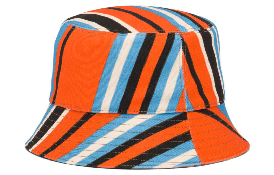 PRADA Bucket Hats Men Orange